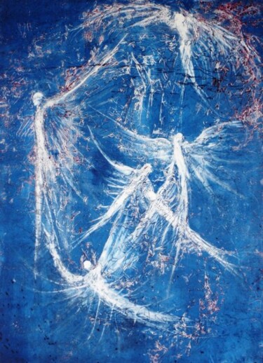 Painting titled "firmamento" by Gustavo Moller, Original Artwork