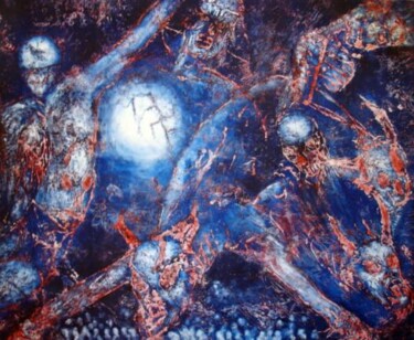 Painting titled "apocalipsis" by Gustavo Moller, Original Artwork