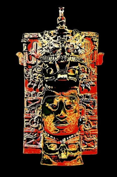 Arte digital titulada "maya-7.jpg" por Gustavo Moller, Obra de arte original, Pintura Digital