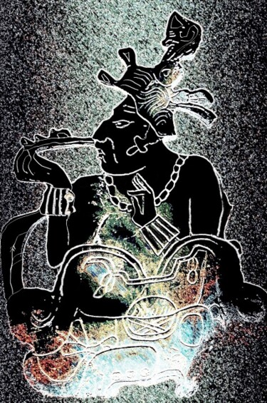 Arte digital titulada "concha maya" por Gustavo Moller, Obra de arte original