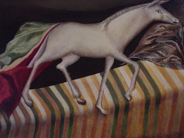 Pintura titulada "Caballo Alado" por Gustavo Lòpez-Cobo, Obra de arte original