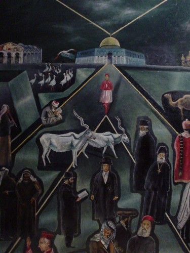 Pintura titulada "Jerusalen" por Gustavo Lòpez-Cobo, Obra de arte original