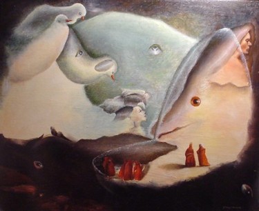 Pintura titulada "Visiones XVIII" por Gustavo Lòpez-Cobo, Obra de arte original
