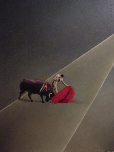Pintura titulada "Toreo II" por Gustavo Lòpez-Cobo, Obra de arte original
