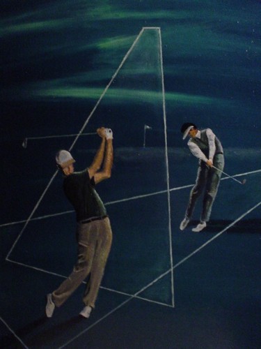 Pintura titulada "Golf III" por Gustavo Lòpez-Cobo, Obra de arte original