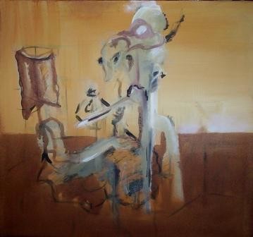 Pintura titulada "Sueños de la Mancha" por Roberto Gutiérrez Currás, Obra de arte original