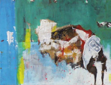 Pintura titulada "Lata acrílico sobre…" por Roberto Gutiérrez Currás, Obra de arte original