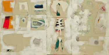 Malarstwo zatytułowany „Pêche” autorstwa Guy Blackburn, Oryginalna praca, Akryl Zamontowany na Drewniana rama noszy