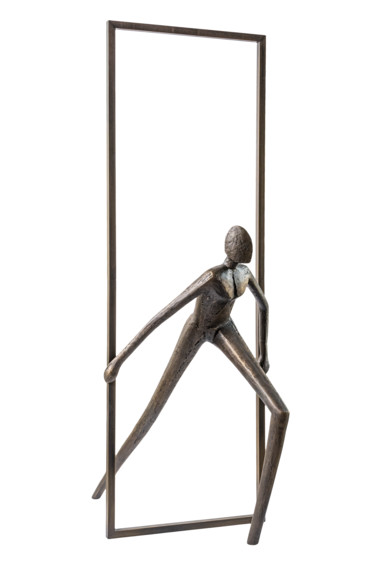 Sculpture intitulée "Into Freedom" par Guy Buseyne, Œuvre d'art originale, Bronze