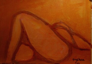 Painting titled "nu 2112/2004" by Guy Chaise, Original Artwork, Oil