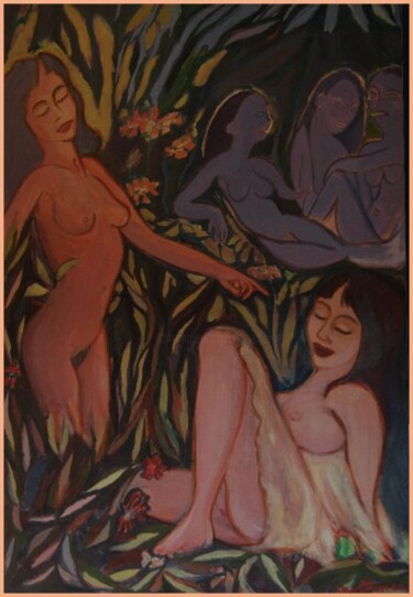 Malerei mit dem Titel "ALLEGORIE" von Guy Chaise, Original-Kunstwerk, Acryl