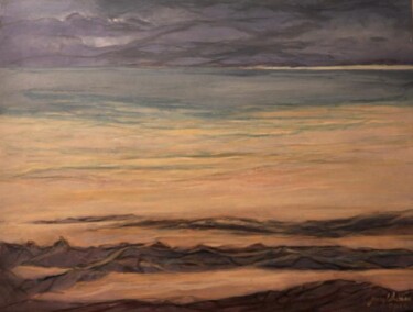 Peinture intitulée "CHAUSEY, solitude" par Guy Chaise, Œuvre d'art originale