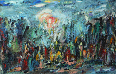 Peinture intitulée "sans orage" par Guy Departe, Œuvre d'art originale, Huile