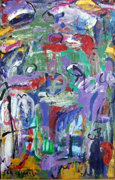 Pintura intitulada "06/02/T" por Guy Departe, Obras de arte originais, Acrílico