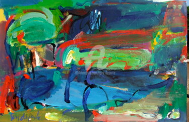 Peinture intitulée "06/05/T" par Guy Departe, Œuvre d'art originale, Acrylique