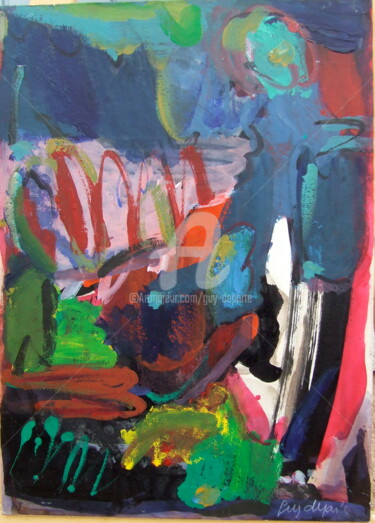 Peinture intitulée "06/07/T" par Guy Departe, Œuvre d'art originale, Acrylique