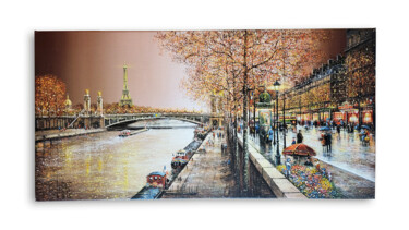Painting titled "Paris Le Pont Alexa…" by Guy Dessapt, Original Artwork, Acrylic