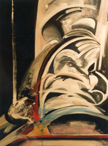 Pittura intitolato "figure 1" da Guy Fouinat, Opera d'arte originale, Olio