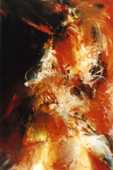Peinture intitulée "abstraction 1" par Guy Fouinat, Œuvre d'art originale, Huile