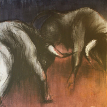 Peinture intitulée "NO PASSARA" par Guy Fouré, Œuvre d'art originale, Acrylique