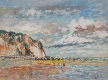 Painting titled "Varengeville sur mer" by Guy Le Gendre, Original Artwork, Oil