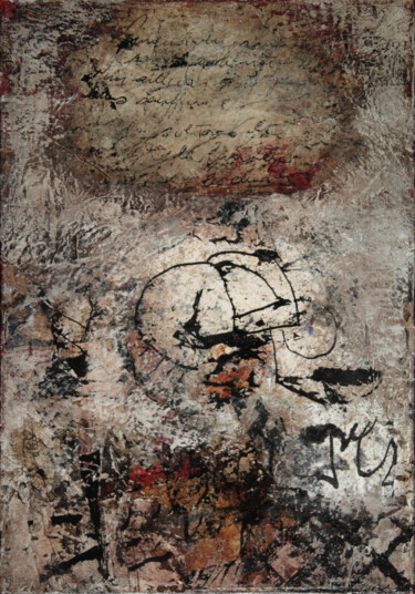 Картина под названием "Conscience diffuse" - Guy Paul Chauder, Подлинное произведение искусства, Акрил