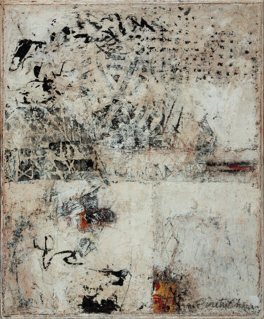 Ζωγραφική με τίτλο "Sicretu" από Guy Paul Chauder, Αυθεντικά έργα τέχνης, Ακρυλικό