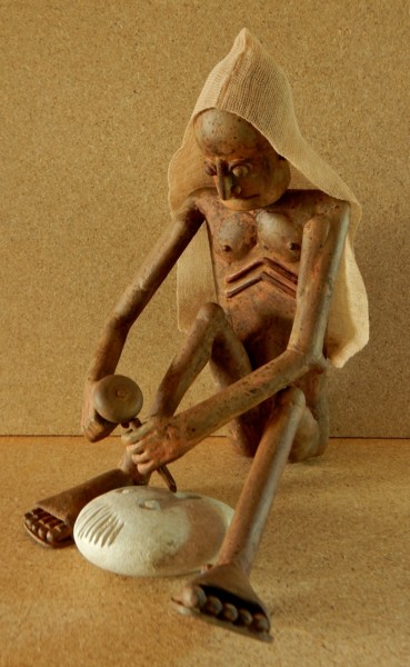 Sculpture intitulée "SCULPTEUR" par Pirogi, Œuvre d'art originale, Métaux