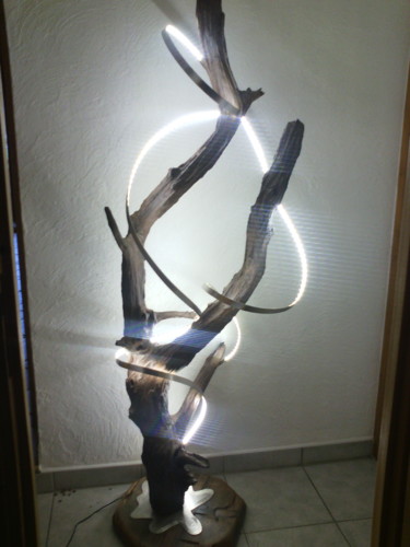 Artcraft titled "Lampe7" by Serge Guy, Original Artwork, Lighting