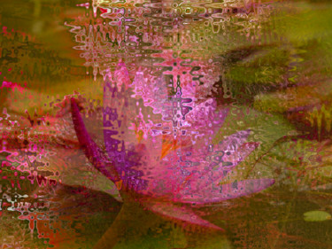 Digital Arts titled "Lotus" by Guy Zito, Original Artwork, 2D Digital Work