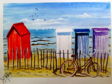 Painting titled "deauville.jpg" by Guyauber, Original Artwork