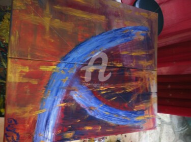 Peinture intitulée "Le ruban" par Guyb, Œuvre d'art originale