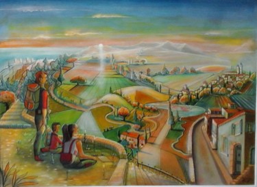 Peinture intitulée "Alpes de haute -pro…" par Morançais, Œuvre d'art originale