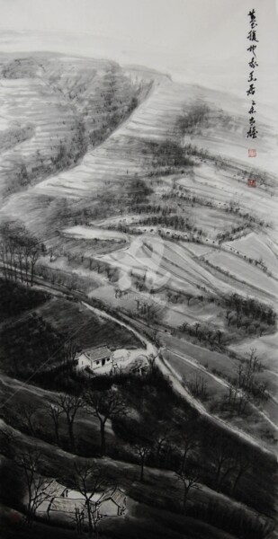Painting titled "Yi-Xiong Gu Ink Pai…" by Gu Yi Xiong Gu Yi Xiong, Original Artwork, Ink