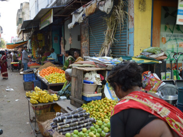 Fotografia intitolato "Marché de rue - CHE…" da Guylaine Bisson (GuyL'ART), Opera d'arte originale