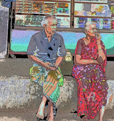 Фотография под названием "Couple d'indiens -…" - Guylaine Bisson (GuyL'ART), Подлинное произведение искусства, Цифровая фото…