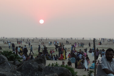 Photography titled "la plage de Fort Ko…" by Guylaine Bisson (GuyL'ART), Original Artwork, Other