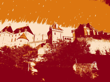 Arts numériques intitulée "Majestueux château…" par Guylaine Bisson (GuyL'ART), Œuvre d'art originale, Photographie numérique
