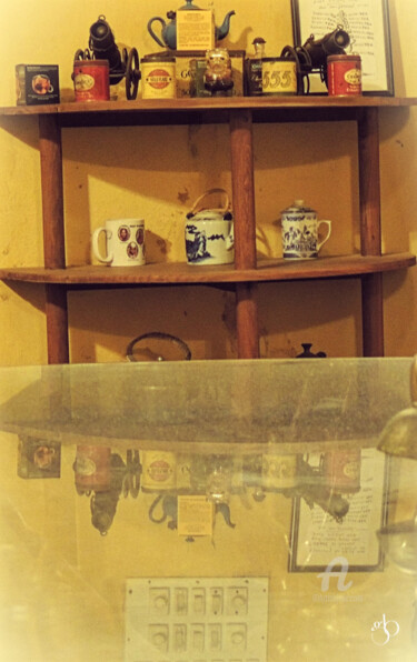 Fotografie mit dem Titel "Reflets de TEA  POT…" von Guylaine Bisson (GuyL'ART), Original-Kunstwerk, Digitale Fotografie