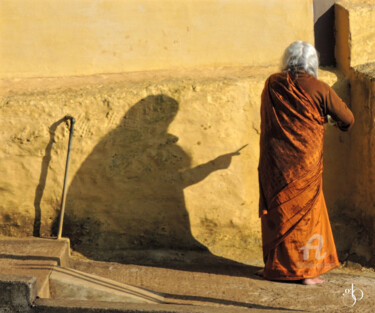 Photographie intitulée "L'ombre menaçante -…" par Guylaine Bisson (GuyL'ART), Œuvre d'art originale, Photographie numérique