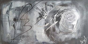 Schilderij getiteld "PREM - peinture abs…" door Guylaine Bisson (GuyL'ART), Origineel Kunstwerk, Acryl