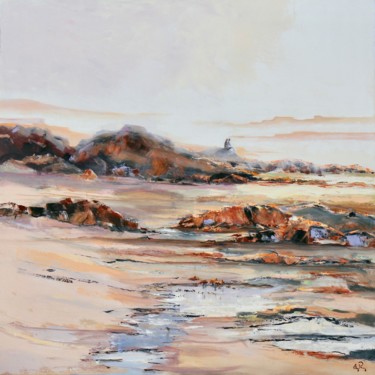 Pintura intitulada "On the rocks" por Guy Rossey, Obras de arte originais, Óleo