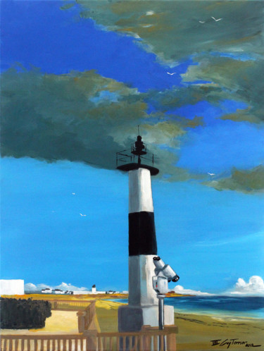 Peinture intitulée "Quiberon, la grande…" par Guy Terrier, Œuvre d'art originale, Acrylique