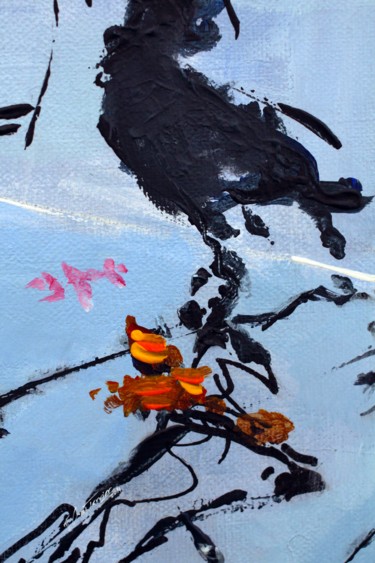 Pittura intitolato "Tokyo, nuit de prin…" da Guy Terrier, Opera d'arte originale, Acrilico