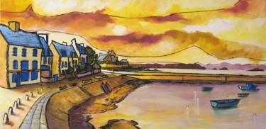 Peinture intitulée "Portivy, derniers r…" par Guy Terrier, Œuvre d'art originale, Acrylique