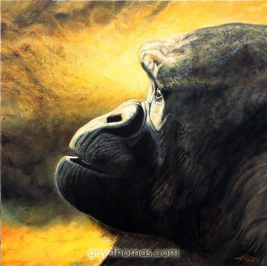 Ni muet Peinture intitulée "Ni muet" par Guy Thomas-Rodet, Œuvre d'art originale, Huile