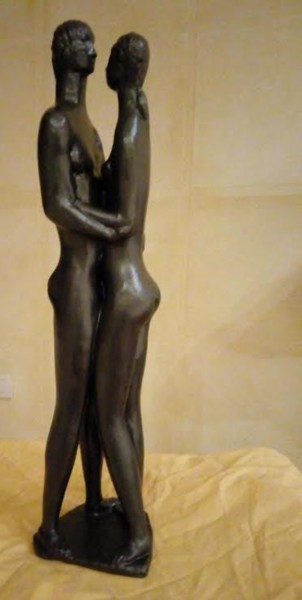 Sculptuur getiteld "amici" door Felice Vatteroni, Origineel Kunstwerk, Beton