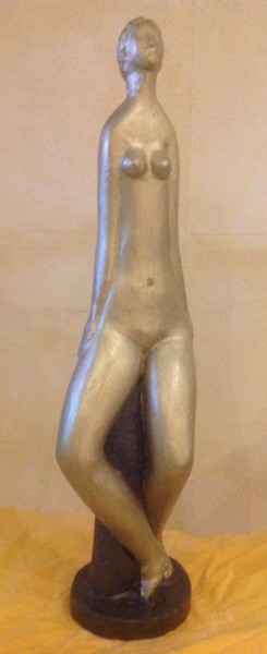 Sculpture intitulée "donna che osserva" par Felice Vatteroni, Œuvre d'art originale, Béton