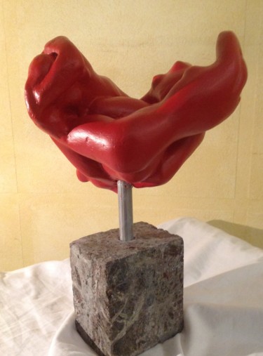 Skulptur mit dem Titel "la bufera infernal" von Felice Vatteroni, Original-Kunstwerk, Zement