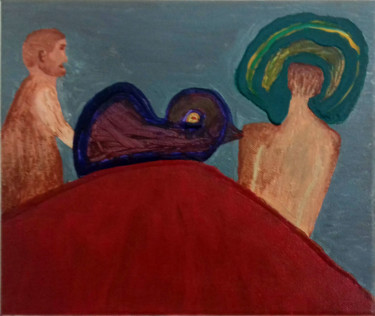 La bella famiglia - The beautiful family Pittura intitolato "La bella famiglia -…" da Giulio Valter, Opera d'arte originale, Olio